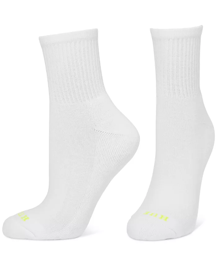 Hue Women's Mini Crew 6 Pack Socks U10227 Women's Fashion Shoes & Accessories