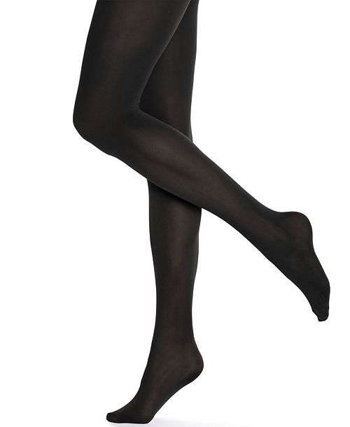 Hue Women's Opaque Tights Women's Fashion Shoes & Accessories