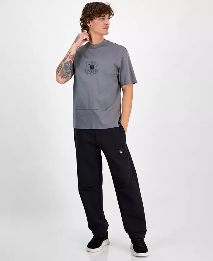 HUGO By Hugo Boss Men's Debostac Relaxed-Fit Logo Graphic T-Shirt Men's Fashion & Accessories