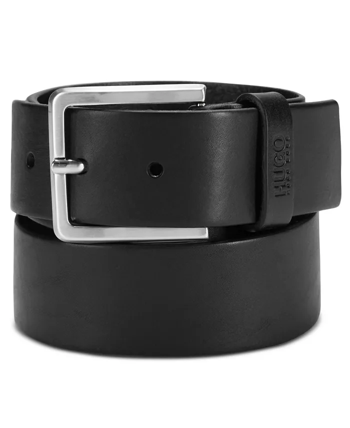 HUGO By Hugo Boss Men's Gionios Casual Leather Belt Men's Fashion & Accessories