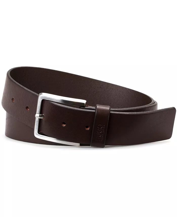 HUGO By Hugo Boss Men's Gionios Casual Leather Belt Men's Fashion & Accessories