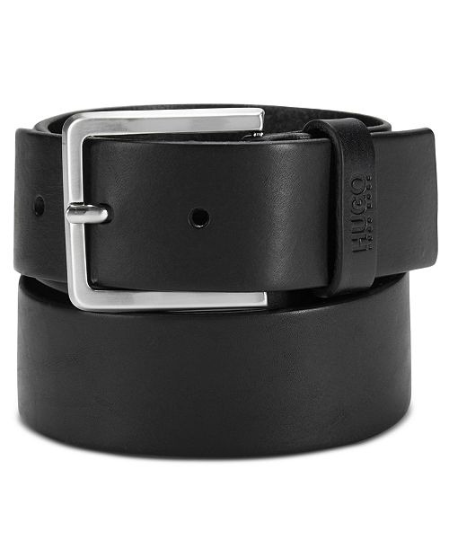 HUGO by Hugo Boss Men's Gionios Casual Leather Belt Men's Fashion & Accessories