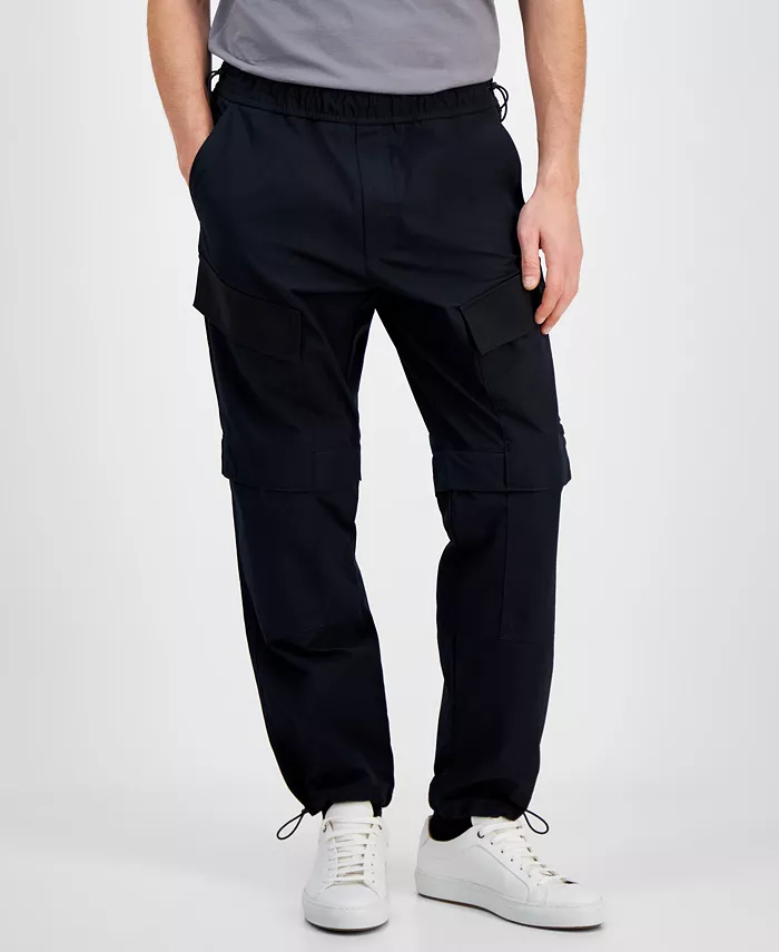 HUGO By Hugo Boss Men's Glenn Drawstring Cargo Pants Men's Fashion & Accessories