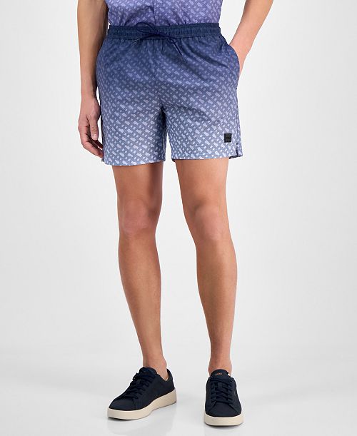 HUGO by Hugo Boss Men's Logo-Pattern Shorts Men's Fashion & Accessories