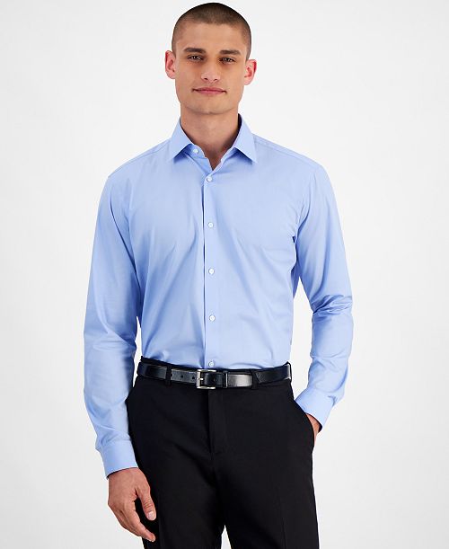 HUGO by Hugo Boss Men's Modern-Fit Dress Shirt Men's Fashion & Accessories