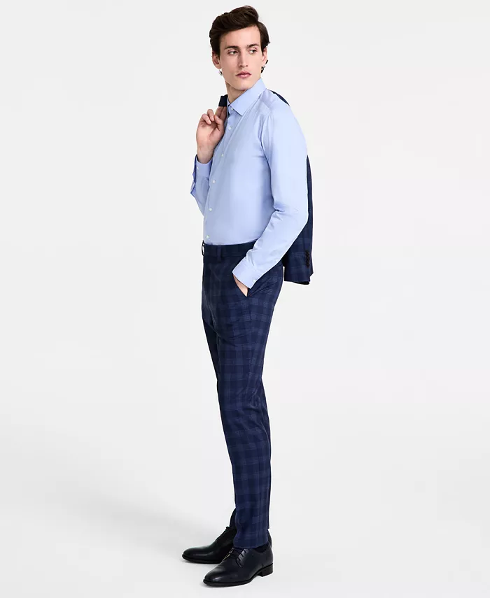 HUGO By Hugo Boss Men's Modern-Fit Plaid Suit Pants Men's Fashion & Accessories