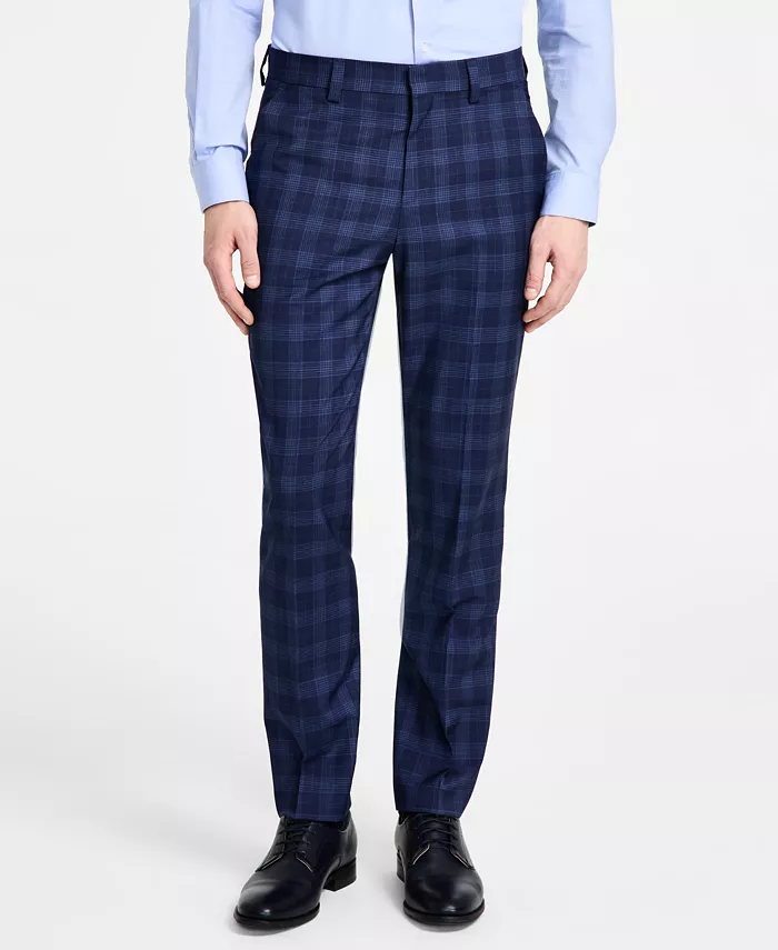 HUGO By Hugo Boss Men's Modern-Fit Plaid Suit Pants Men's Fashion & Accessories