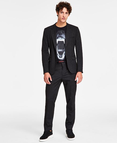 HUGO by Hugo Boss Men's Modern Fit Suit Men's Fashion & Accessories