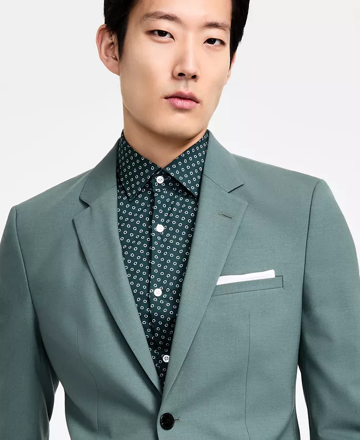 HUGO By Hugo Boss Men's Modern-Fit Wool Blend Suit Jacket Men's Fashion & Accessories