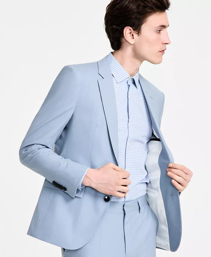 HUGO By Hugo Boss Men's Modern-Fit Wool Blend Suit Jacket Men's Fashion & Accessories