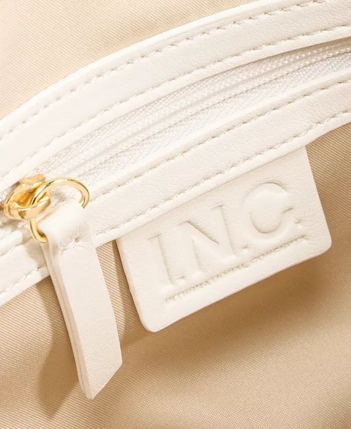 I.N.C. International Concepts Ajae Straw Overlay Shoulder Bag Exclusively At Macy's Handbags Purses & Accessories