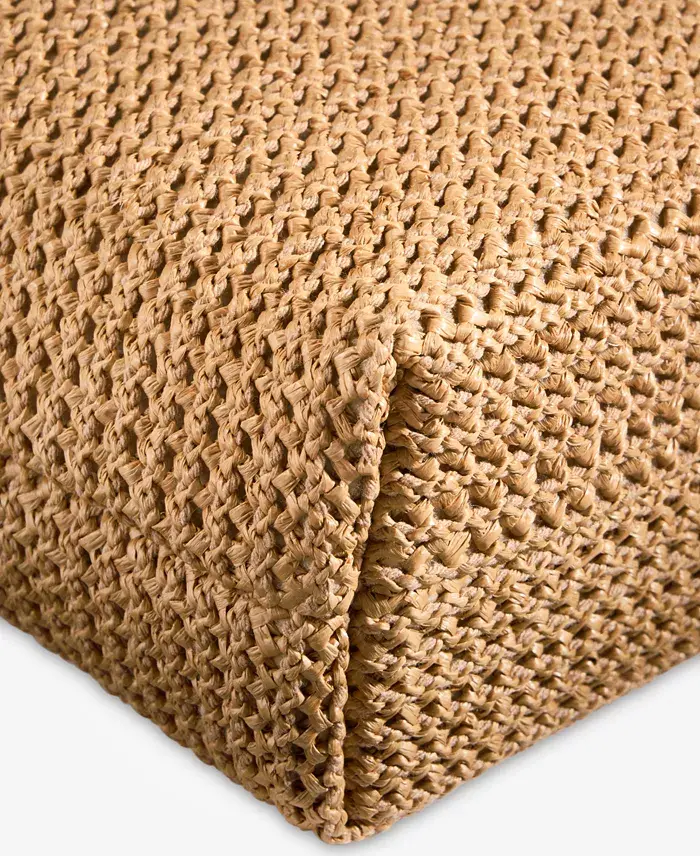 I.N.C. International Concepts Ajae Straw Overlay Shoulder Bag Exclusively At Macy's Handbags Purses & Accessories