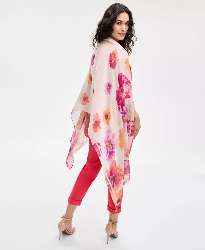 I.N.C. International Concepts Deima Blooms Printed Wrap Exclusively At Macy's Women's Fashion Shoes & Accessories