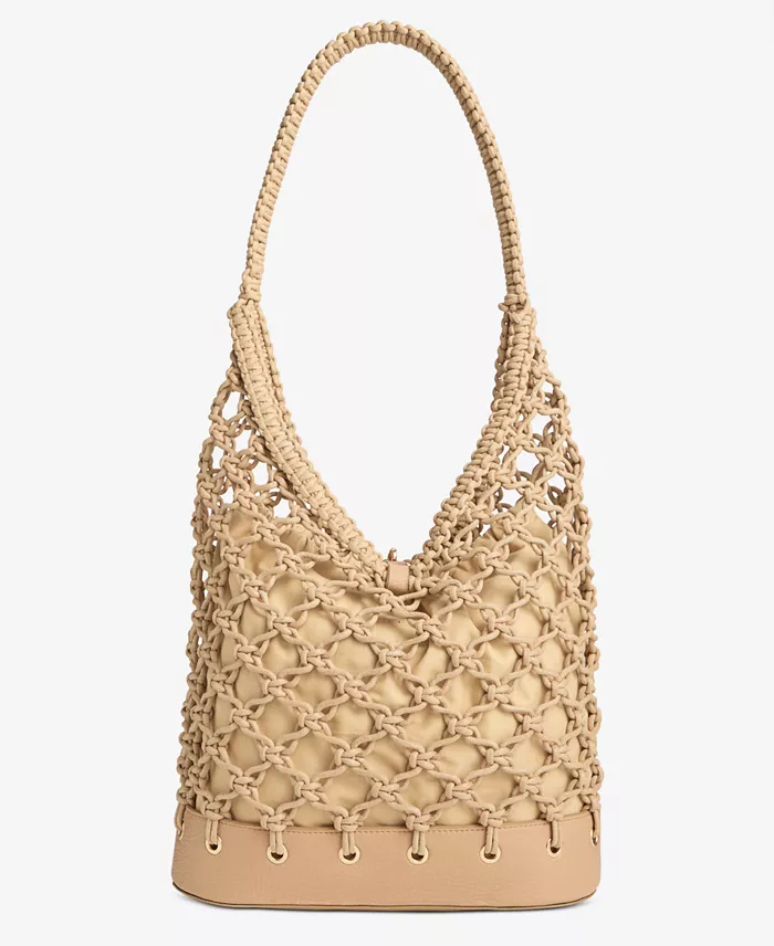 I.N.C. International Concepts Kahtt Macrame Hobo Bag Exclusively At Macy's Handbags Purses & Accessories