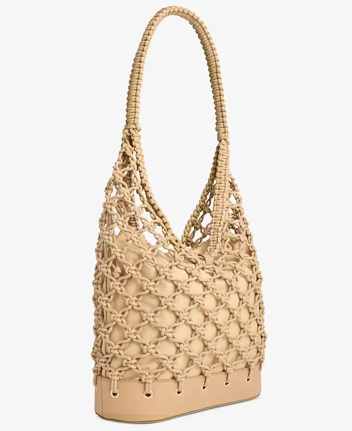 I.N.C. International Concepts Kahtt Macrame Hobo Bag Exclusively At Macy's Handbags Purses & Accessories