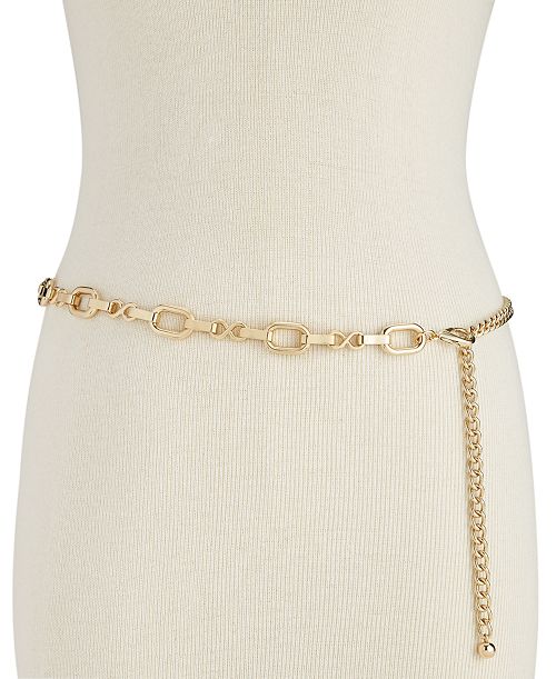I.N.C. International Concepts Metal Chain Belt Created for Macy's Women's Fashion Shoes & Accessories