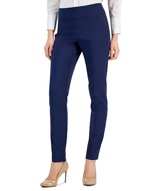 I.N.C. International Concepts Mid-Rise Petite Tummy-Control Skinny Pants Petite & Petite Short Created for Macy's Women's Fashion Shoes & Accessories