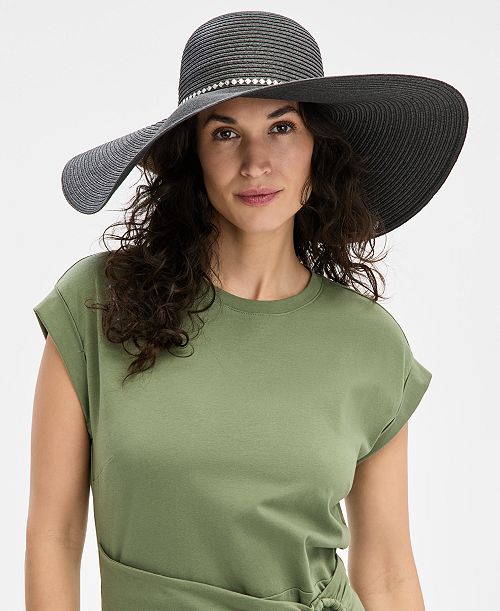 I.N.C. International Concepts Oversized Embellished Floppy Hat Exclusively at Macy's Women's Fashion Shoes & Accessories