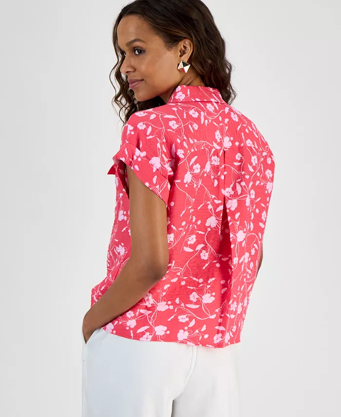 I.N.C. International Concepts Petite Cap-Sleeve Top Exclusively At Macy's Women's Fashion Shoes & Accessories