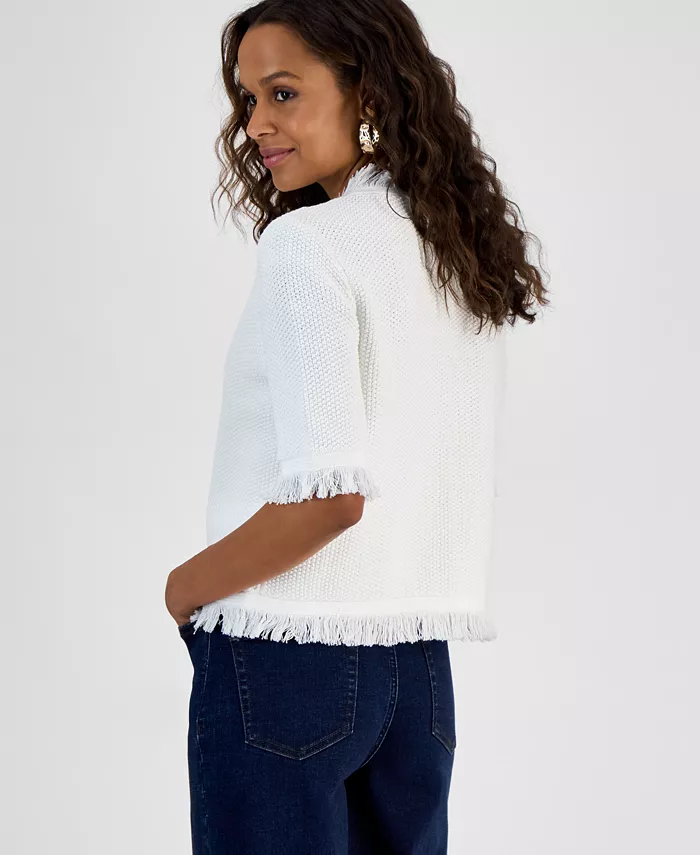I.N.C. International Concepts Petite Short-Sleeve Cardigan Exclusively At Macy's Women's Fashion Shoes & Accessories