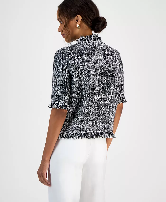 I.N.C. International Concepts Petite Short-Sleeve Cardigan Exclusively At Macy's Women's Fashion Shoes & Accessories