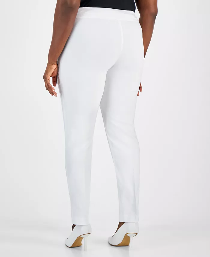 I.N.C. International Concepts Plus Size Bengaline Skinny Pants Created For Macy's Women's Fashion Shoes & Accessories