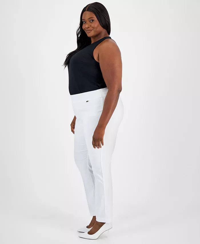 I.N.C. International Concepts Plus Size Bengaline Skinny Pants Created For Macy's Women's Fashion Shoes & Accessories