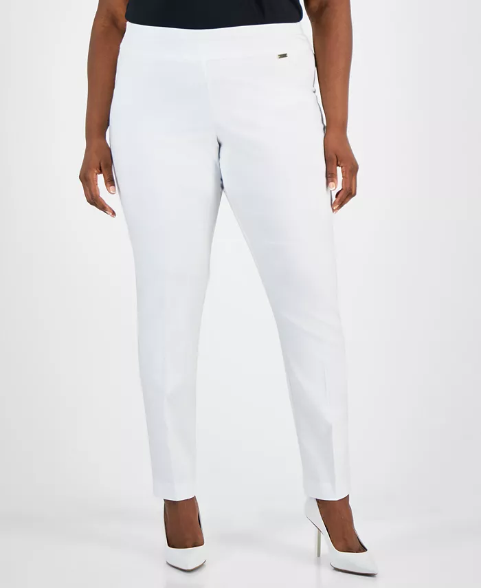 I.N.C. International Concepts Plus Size Bengaline Skinny Pants Created For Macy's Women's Fashion Shoes & Accessories