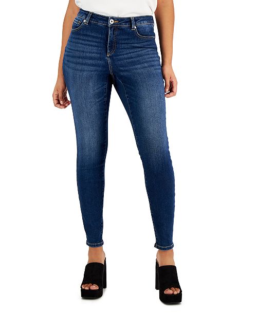 I.N.C. International Concepts Women's Curvy Mid Rise Skinny Jeans Created for Macy's Women's Fashion Shoes & Accessories