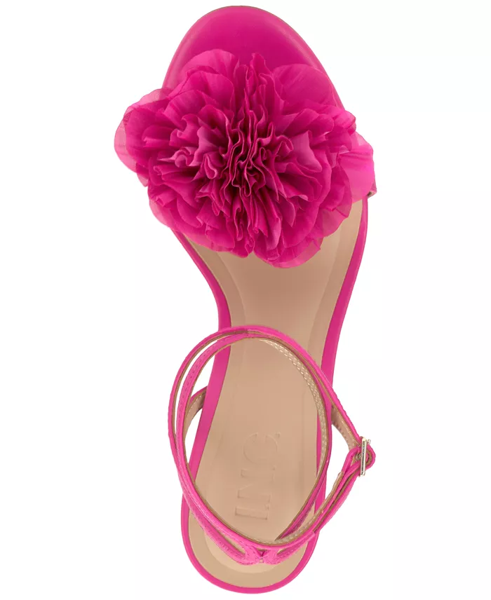 I.N.C. International Concepts Women's Harvina Flower Dress Sandals Exclusively At Macy's Women's Fashion Shoes & Accessories