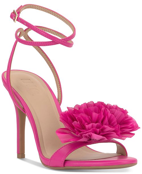 I.N.C. International Concepts Women's Harvina Flower Dress Sandals Exclusively at Macy's Women's Fashion Shoes & Accessories