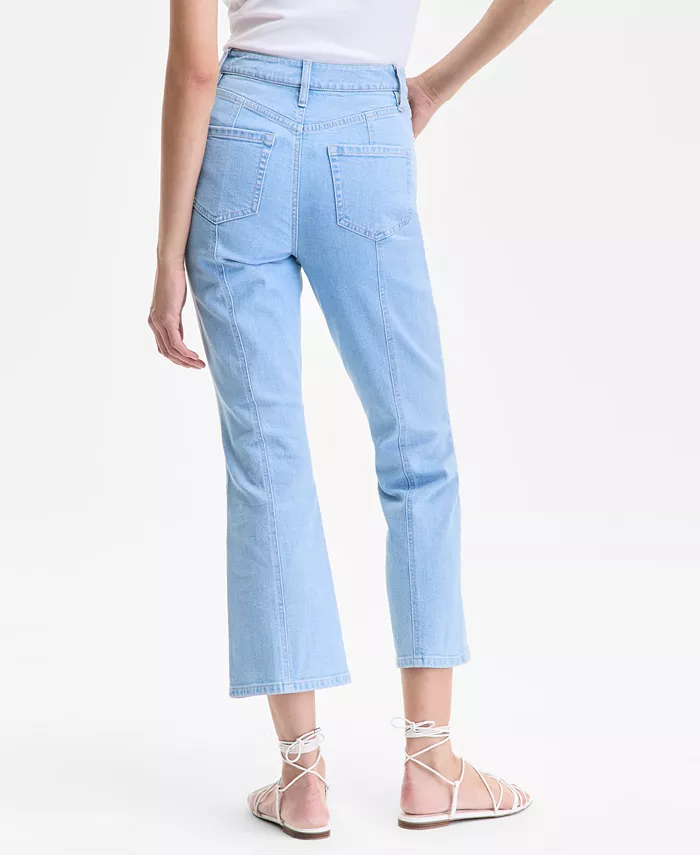 I.N.C. International Concepts Women's High-Rise Cropped Flare Jeans Exclusively At Macy's Women's Fashion Shoes & Accessories