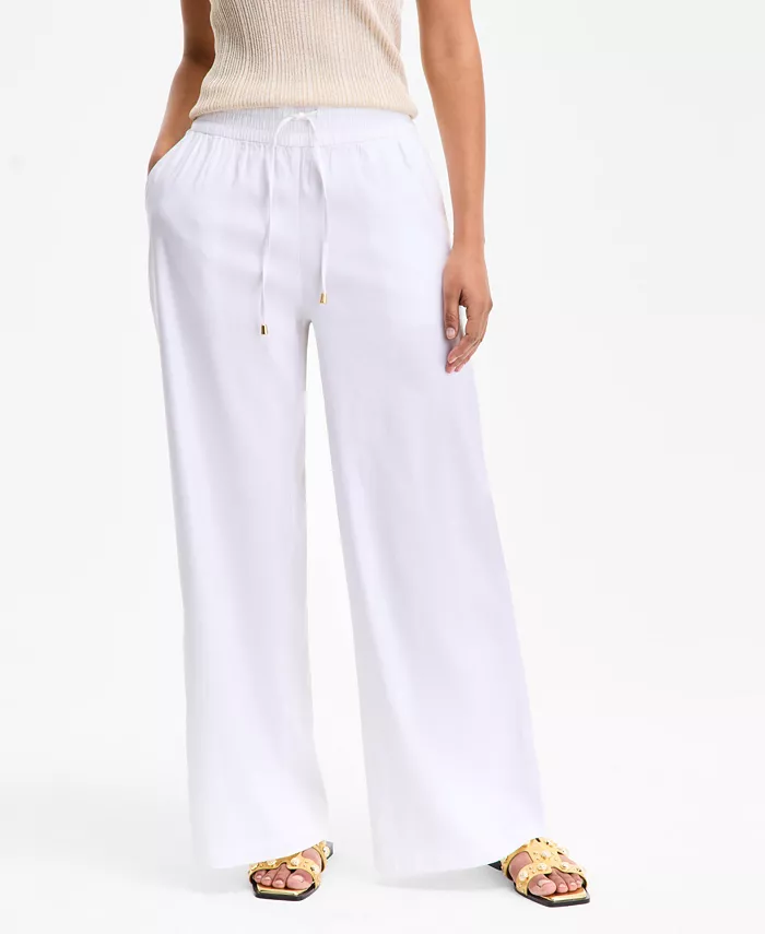 I.N.C. International Concepts Women's High Rise Wide-Leg Pants Exclusively At Macy's Women's Fashion Shoes & Accessories