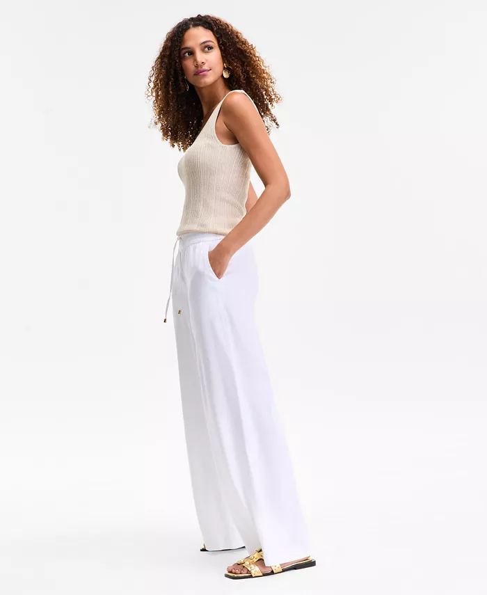I.N.C. International Concepts Women's High Rise Wide-Leg Pants Exclusively At Macy's Women's Fashion Shoes & Accessories