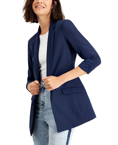I.N.C. International Concepts Women's Menswear Blazer Created for Macy's Women's Fashion Shoes & Accessories