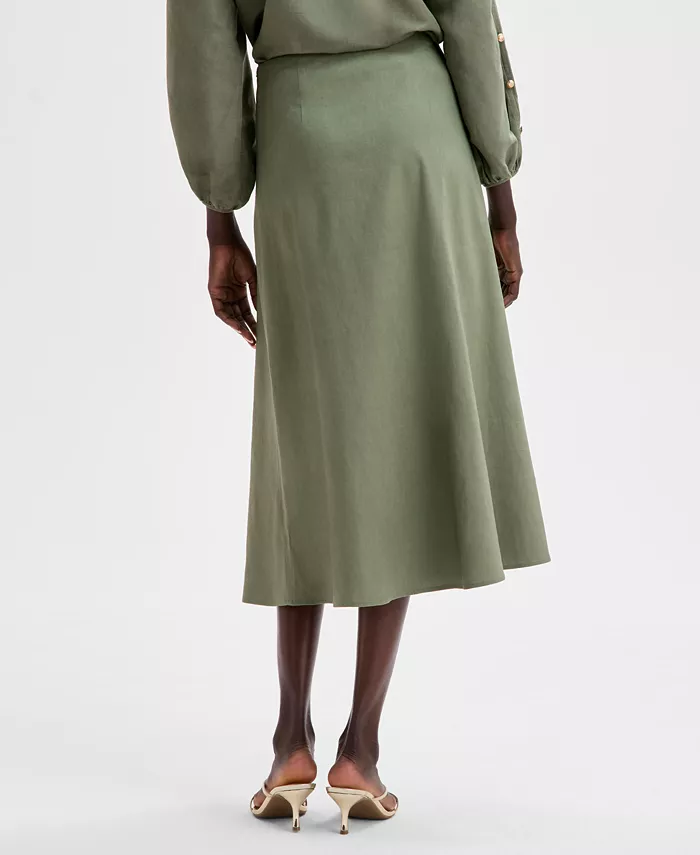 I.N.C. International Concepts Women's Side Button Skirt Exclusively At Macy's Women's Fashion Shoes & Accessories