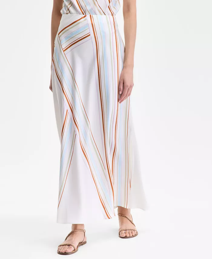 I.N.C. International Concepts Women's Striped Maxi Skirt Exclusively At Macy's Women's Fashion Shoes & Accessories
