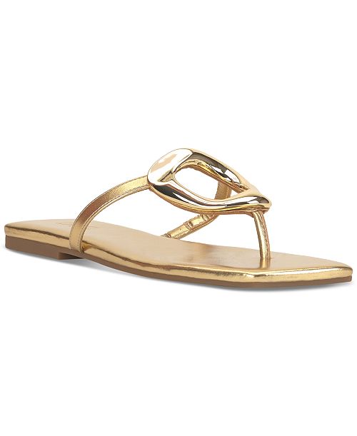 I.N.C. International Concepts Yadira Open-Toe Flat Sandals Exclusively at Macy's Women's Fashion Shoes & Accessories