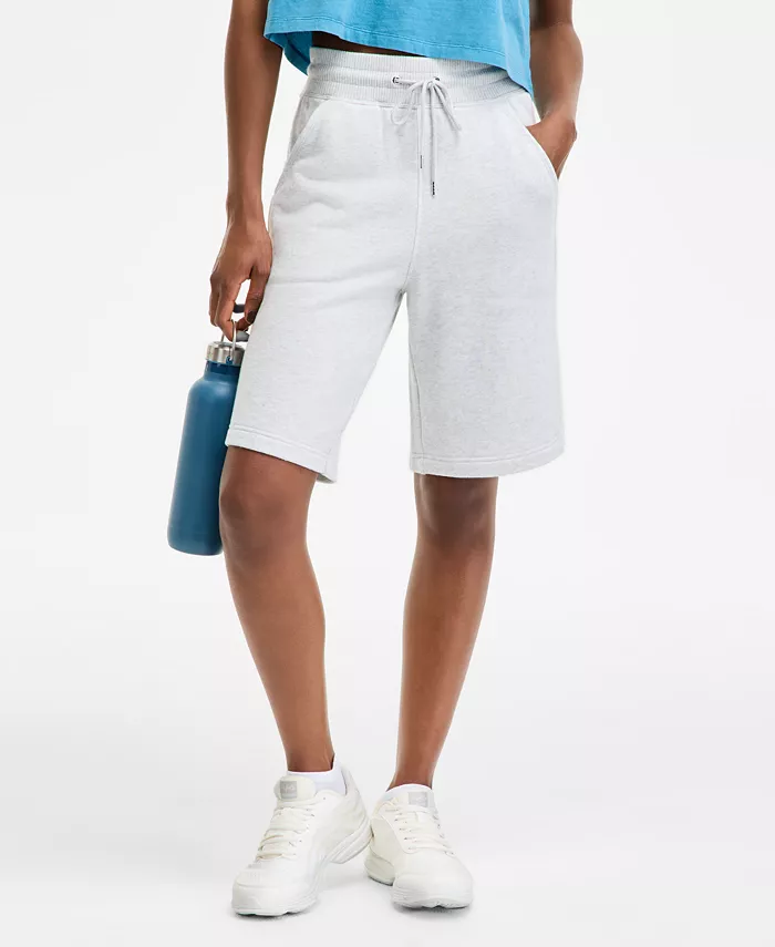 ID Ideology Women's Cotton-Blend Pull-On Bermuda Shorts Exclusively At Macy's Women's Fashion Shoes & Accessories