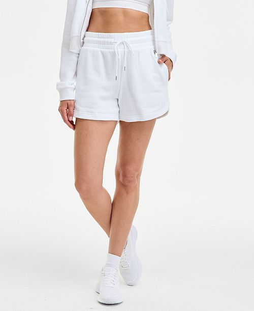 ID Ideology Women's Drawstring-Waist Dolphin-Hem Shorts Exclusively At Macy's Women's Fashion Shoes & Accessories