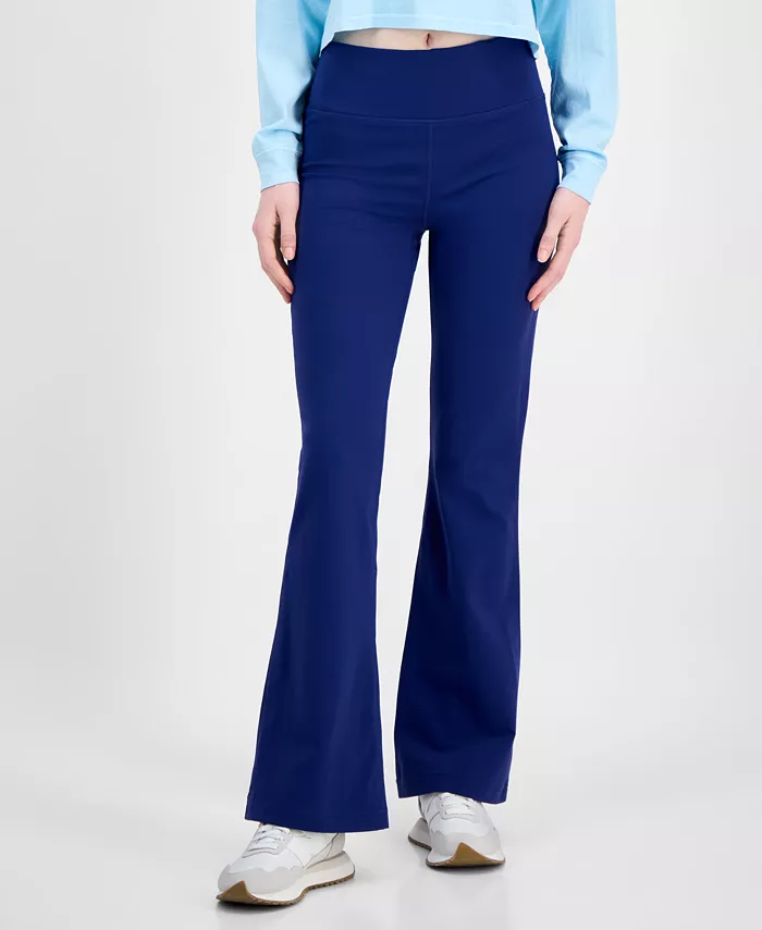 ID Ideology Women's High Rise Flare Leggings Created For Macy's Women's Fashion Shoes & Accessories