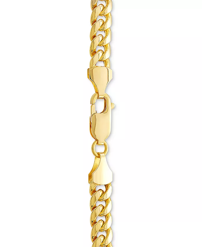 Italian Gold Miami Cuban Link 20" Chain Necklace (6mm) In 10k Gold Jewelry & Watches