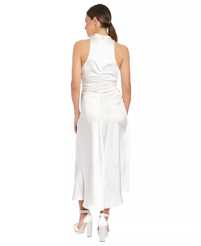 Ivy + Blu Women's Mock-Neck Jersey Sheath Dress Women's Fashion Shoes & Accessories