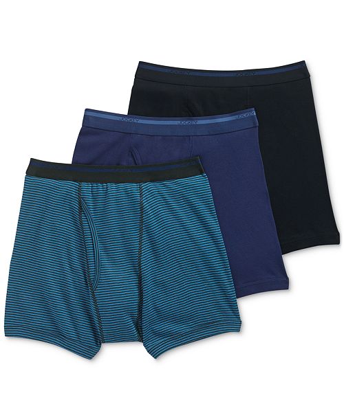 Jockey Men’s 3-Pack Classic Cotton Boxer Briefs Men's Fashion & Accessories