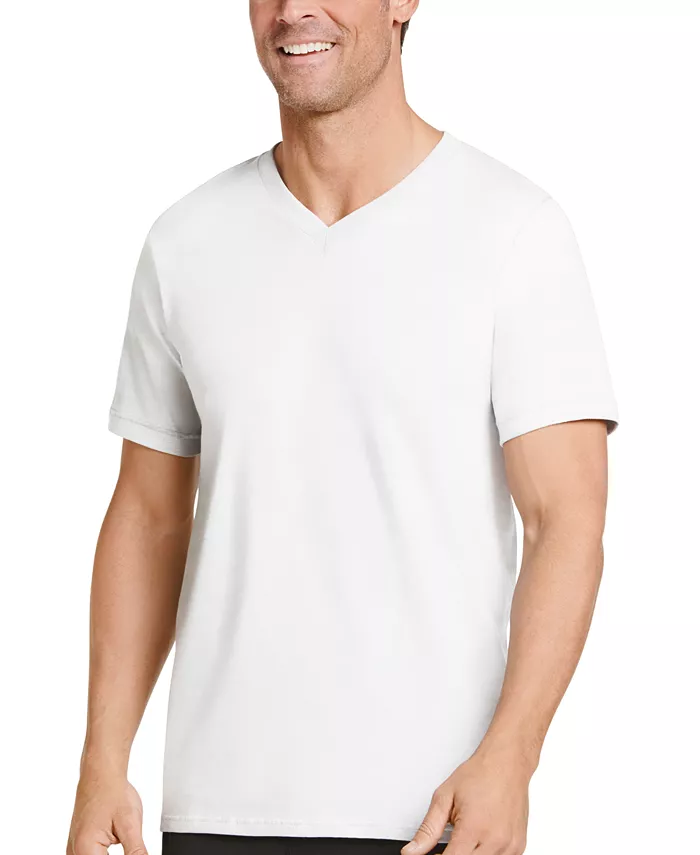 Jockey Men's 3-Pack Classic V-Neck Undershirts Men's Fashion & Accessories