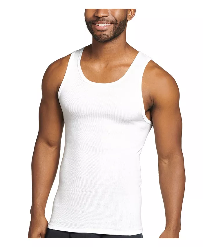 Jockey Men's 3-Pack Cotton Crewneck Tank Tops Men's Fashion & Accessories
