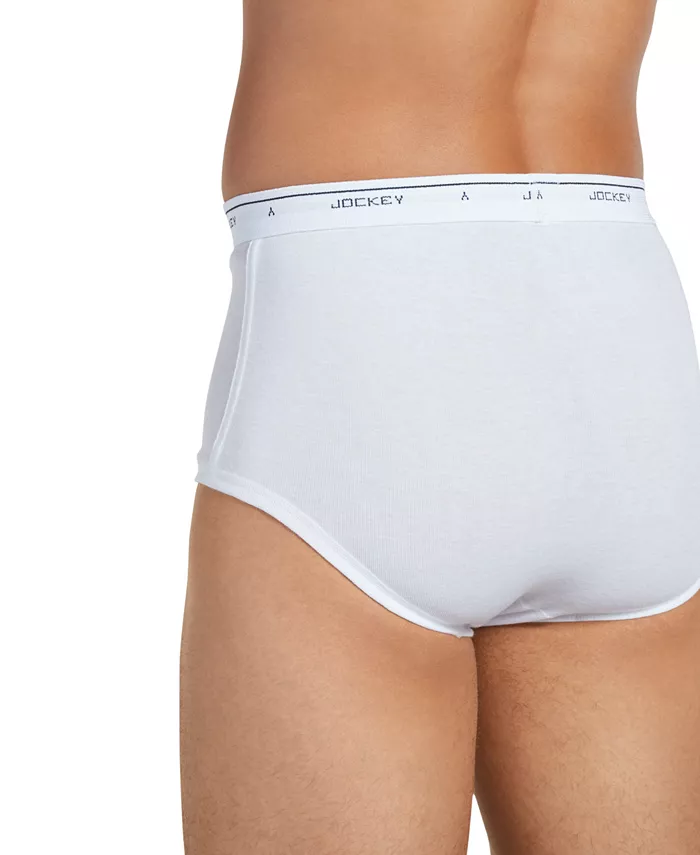 Jockey Men's 4-Pack Cotton Full Rise Briefs +1 Bonus Pair Men's Fashion & Accessories