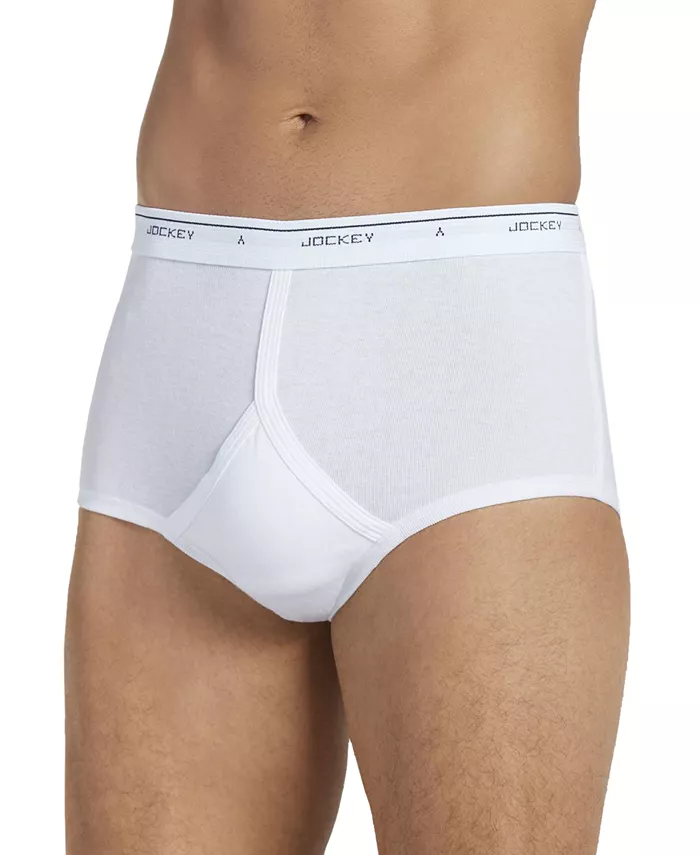 Jockey Men's Classic Collection Full-Rise Briefs 4-Pack Underwear Men's Fashion & Accessories