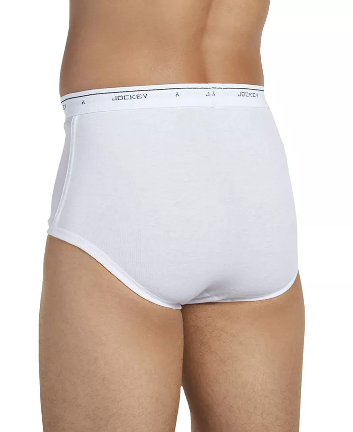 Jockey Men's Classic Collection Full-Rise Briefs 4-Pack Underwear Men's Fashion & Accessories