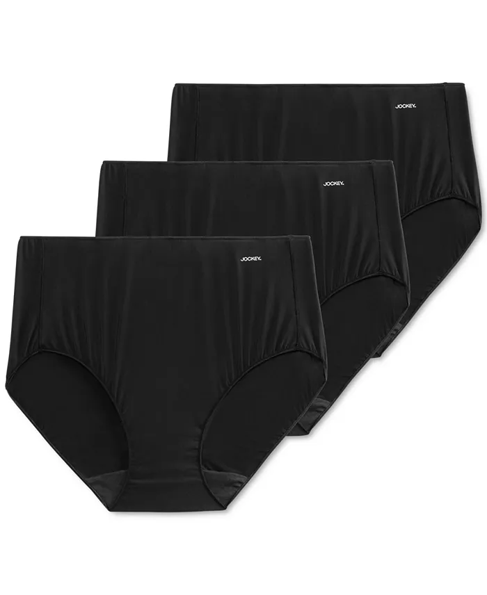 Jockey Women's 3-Pk. No Panty Line Promise® Underwear 1772 Women's Fashion Shoes & Accessories